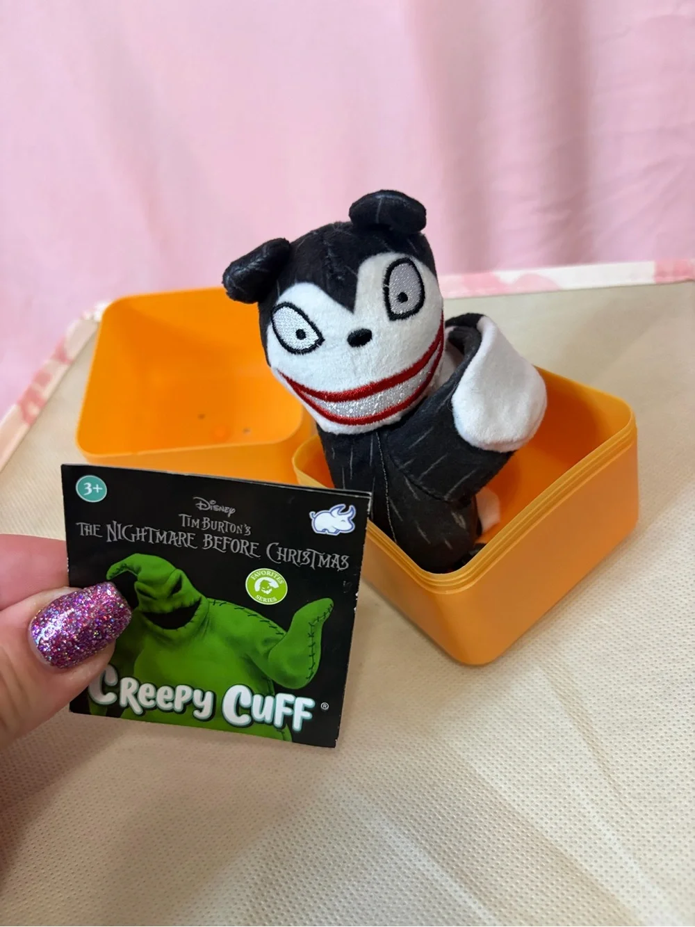 The Nightmare Before Christmas Creepy Cuff Teddy Vampire NWOT